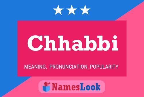 ملصق اسم Chhabbi