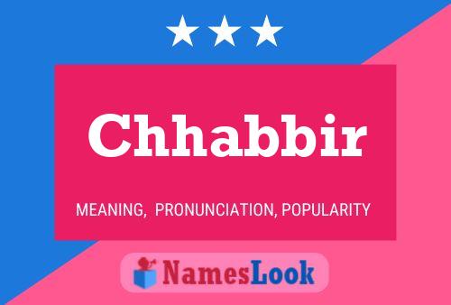 ملصق اسم Chhabbir