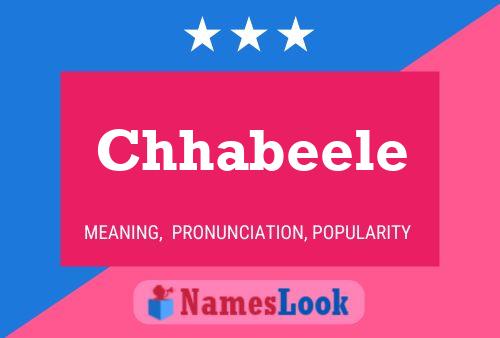 ملصق اسم Chhabeele