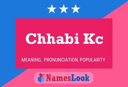 ملصق اسم Chhabi Kc