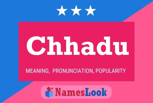 ملصق اسم Chhadu