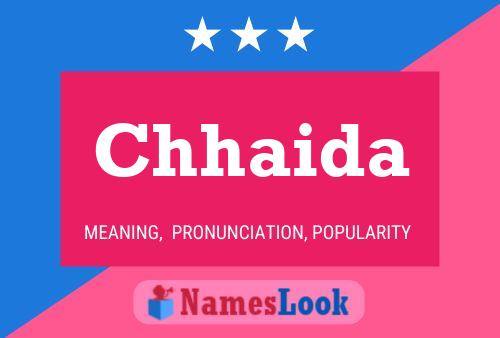 ملصق اسم Chhaida