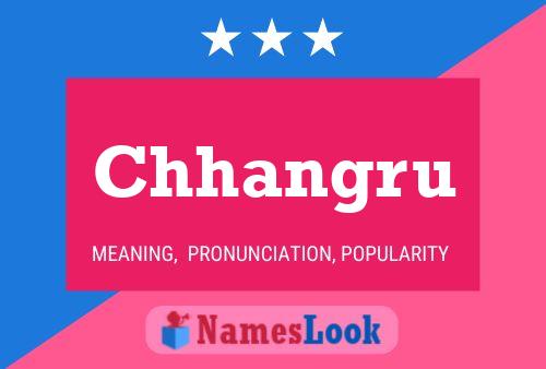 ملصق اسم Chhangru