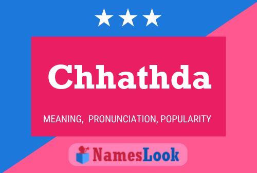 ملصق اسم Chhathda