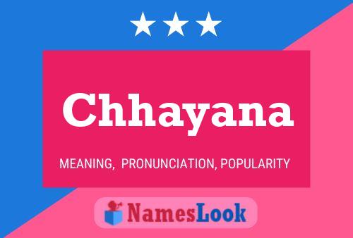 ملصق اسم Chhayana