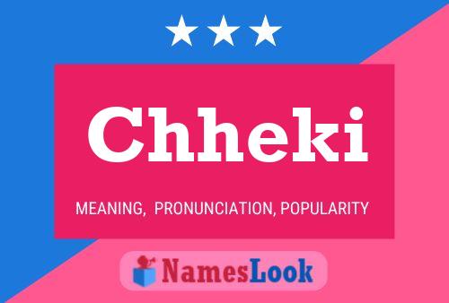 ملصق اسم Chheki