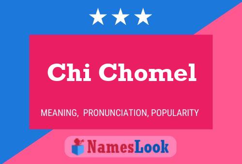 ملصق اسم Chi Chomel