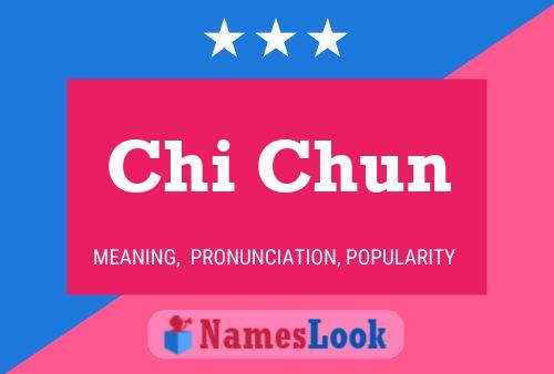 ملصق اسم Chi Chun