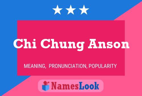 ملصق اسم Chi Chung Anson