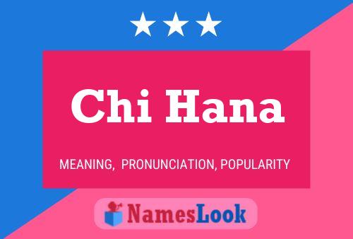 ملصق اسم Chi Hana