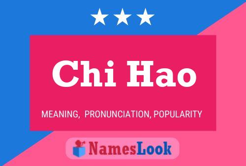 ملصق اسم Chi Hao