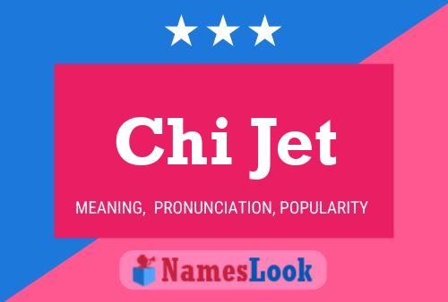 ملصق اسم Chi Jet