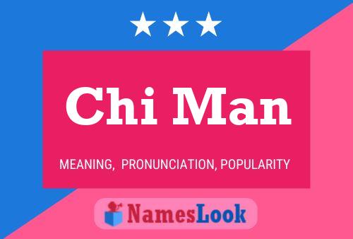 ملصق اسم Chi Man