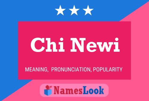 ملصق اسم Chi Newi