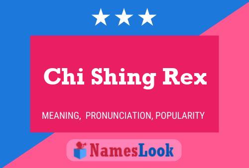 ملصق اسم Chi Shing Rex