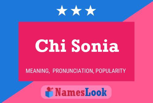 ملصق اسم Chi Sonia