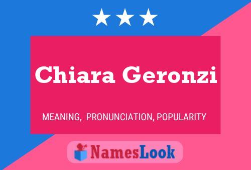 ملصق اسم Chiara Geronzi