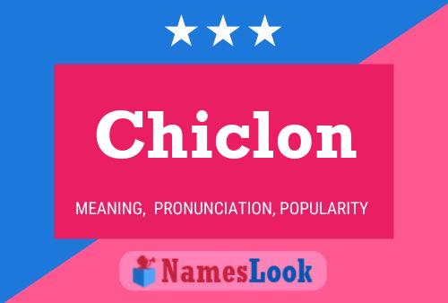 ملصق اسم Chiclon