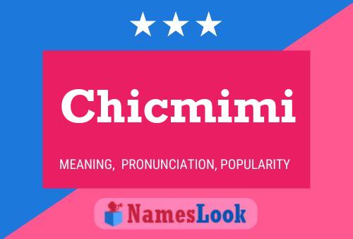 ملصق اسم Chicmimi