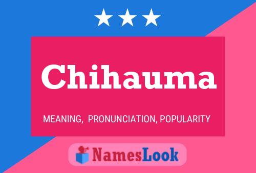 ملصق اسم Chihauma