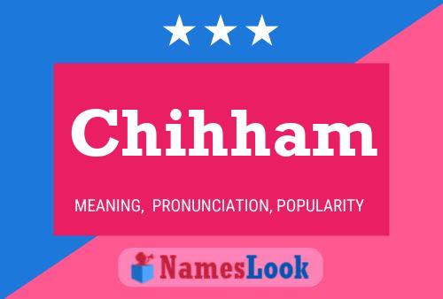 ملصق اسم Chihham