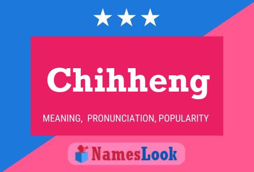 ملصق اسم Chihheng