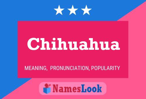 ملصق اسم Chihuahua