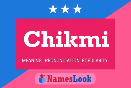 ملصق اسم Chikmi