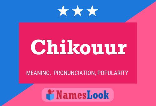 ملصق اسم Chikouur