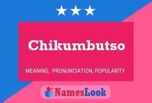 ملصق اسم Chikumbutso