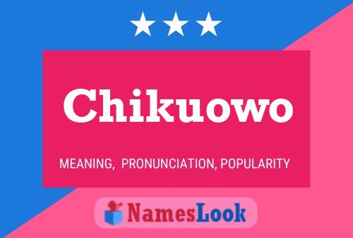 ملصق اسم Chikuowo