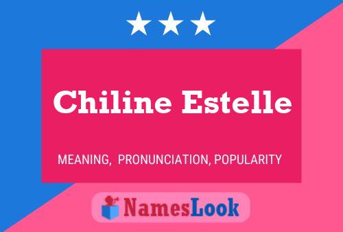 ملصق اسم Chiline Estelle