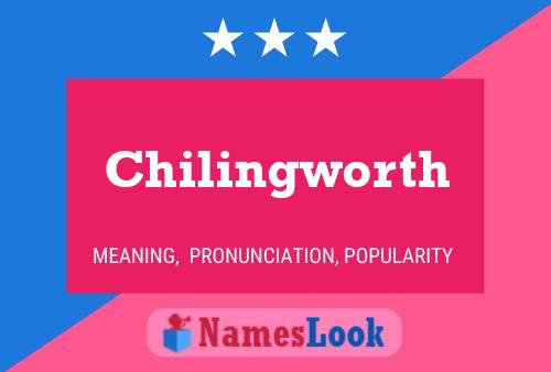 ملصق اسم Chilingworth