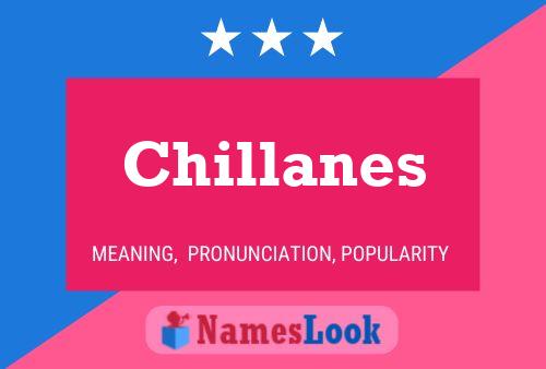 ملصق اسم Chillanes