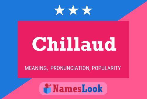 ملصق اسم Chillaud