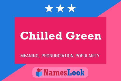 ملصق اسم Chilled Green