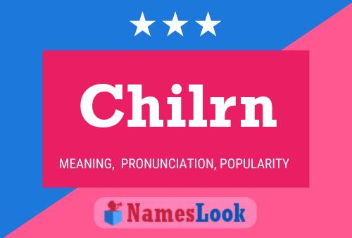 ملصق اسم Chilrn