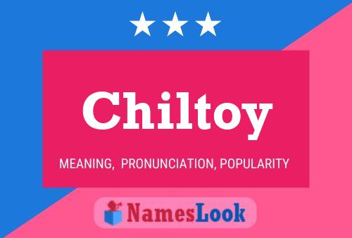 ملصق اسم Chiltoy