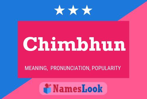 ملصق اسم Chimbhun