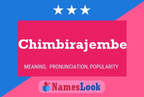 ملصق اسم Chimbirajembe