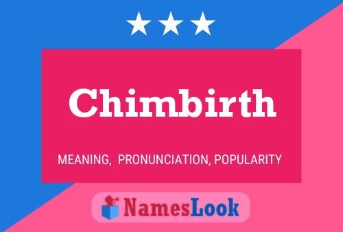 ملصق اسم Chimbirth