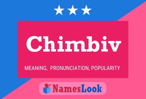 ملصق اسم Chimbiv