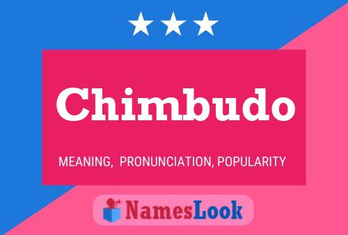 ملصق اسم Chimbudo