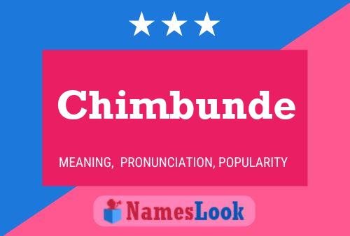 ملصق اسم Chimbunde