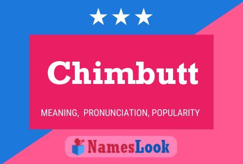 ملصق اسم Chimbutt