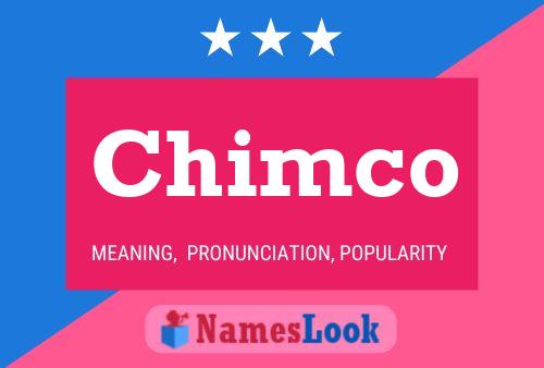 ملصق اسم Chimco