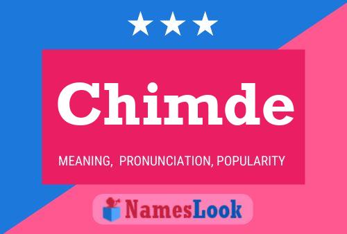 ملصق اسم Chimde