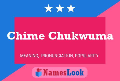 ملصق اسم Chime Chukwuma