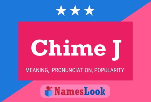 ملصق اسم Chime J