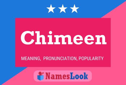 ملصق اسم Chimeen